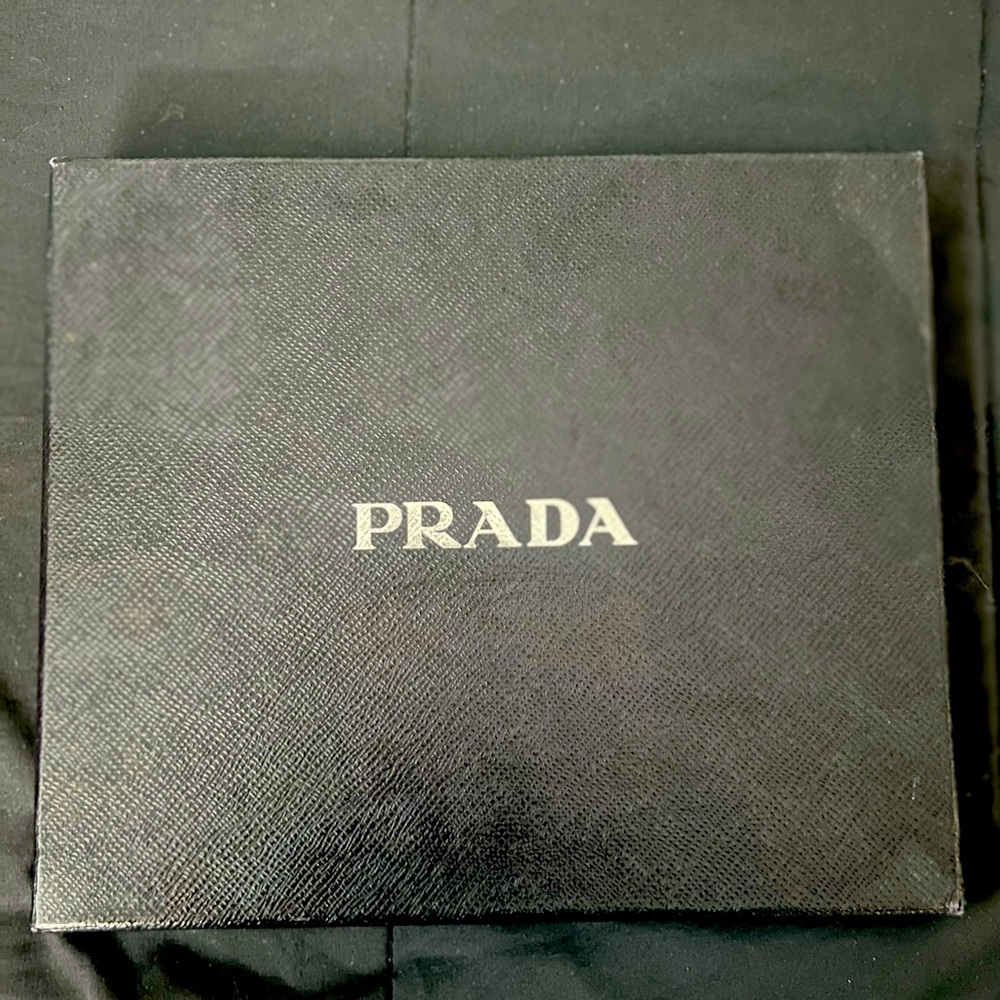 Prada Fuoco Saffiano Flame Leather Ipad Pouch Case